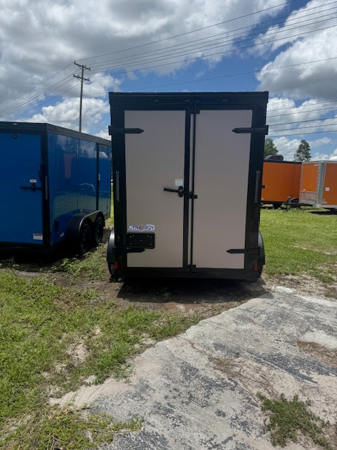 2026 6X12TA ENCLOSED CARGO TRAILER DOUBLE DOOR 84'' 0576