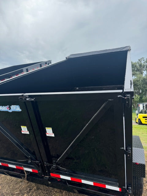 2026 7X14TA DUMP TRAILER 4FT WALLS 1742l