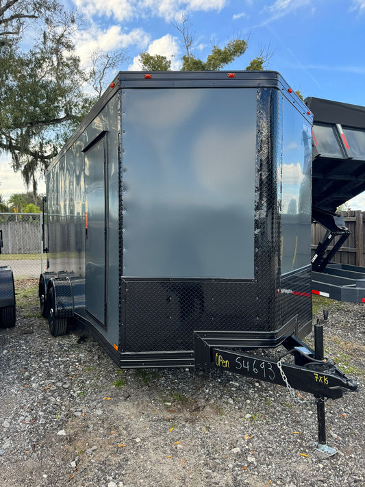 7x16TA Trailer Ramp 2024 #4693L 84"