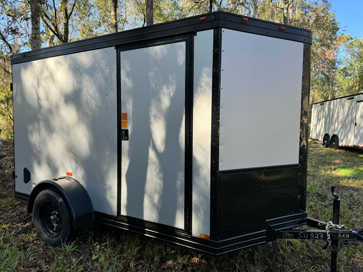 6x10 Trailer Double Door 2024 #4823L 75"
