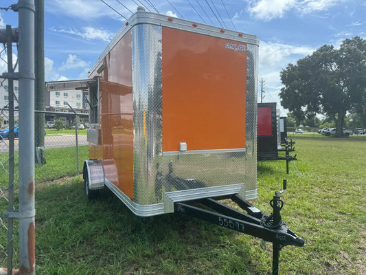 6X12SA Concession Food Trailer 2024 #5597L 84"