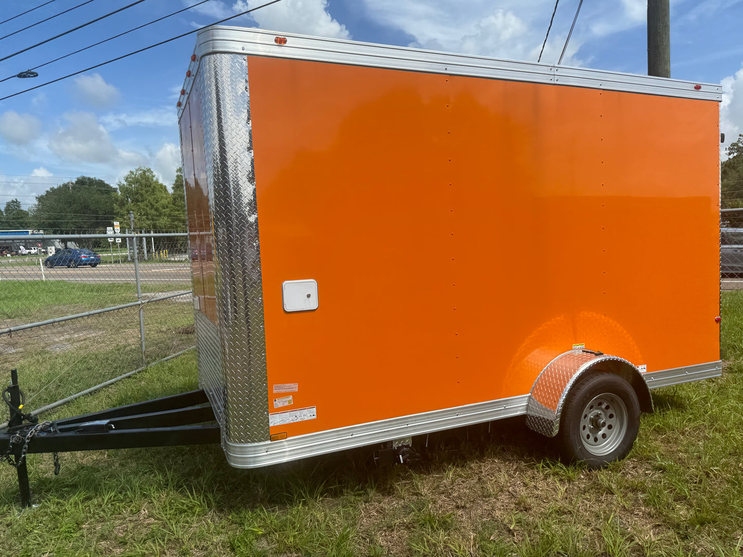 6X12SA Concession Food Trailer 2024 #5597L 84"