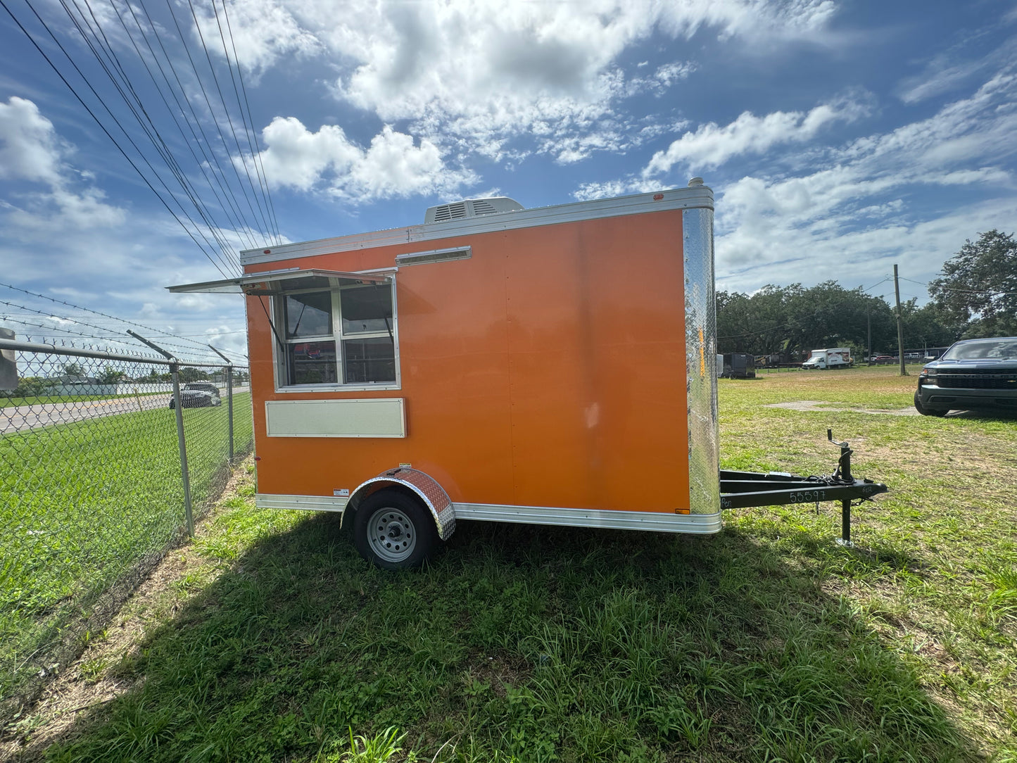 6X12SA Concession Food Trailer 2024 #5597L 84"