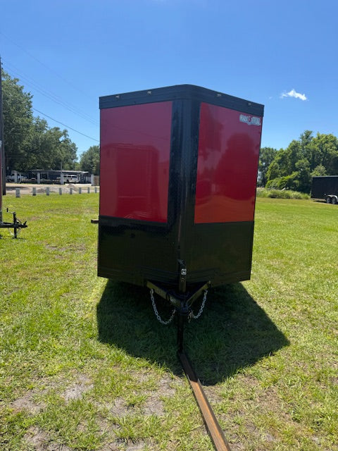 2024 6X12SA ENCLOSED CARGO TRAILER DOUBLE DOOS 6096