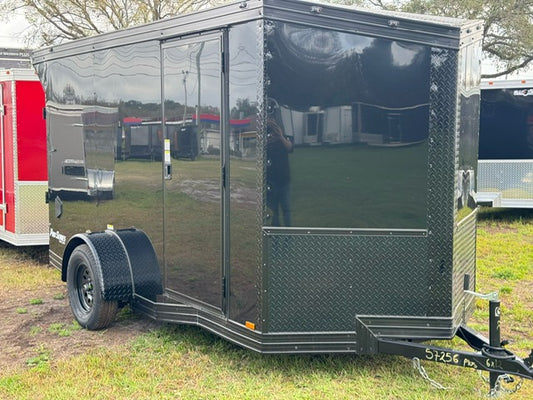 2025 6X12SA ENCLOSED CARGO TRAILER RAMP DOOR 81'' 7256L