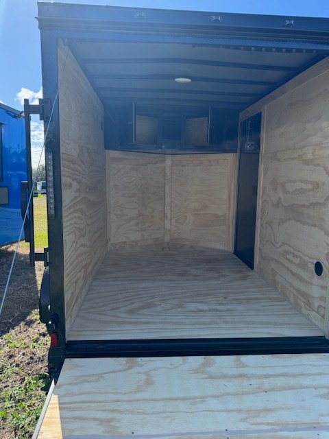 2025 6X8SA ENCLOSED TRAILER RAMP DOORS 75' 7362