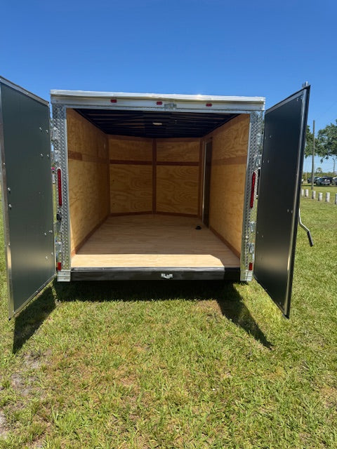 2025 7X12TA ENCLOSED CARGO TRAILER DOUBLE DOORS 7488