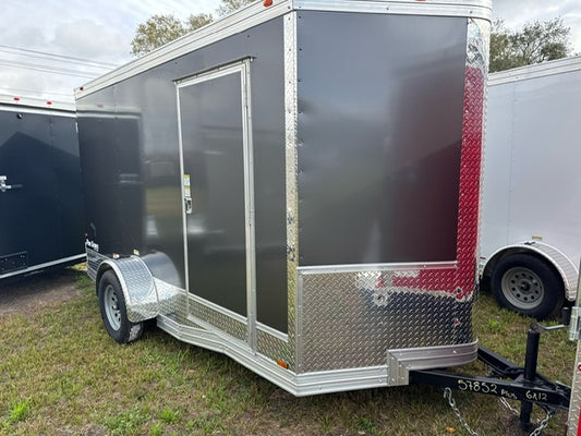 2025 6X12SA ENCLOSED CARGO TRAILER RAMP DOOR 81'' 7852