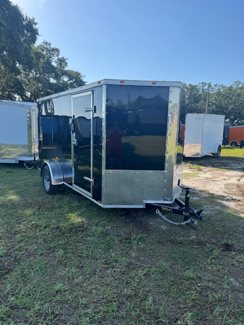 2025 6X12SA ENCLOSED CARGO TRAILER RAMP DOOR 9542M