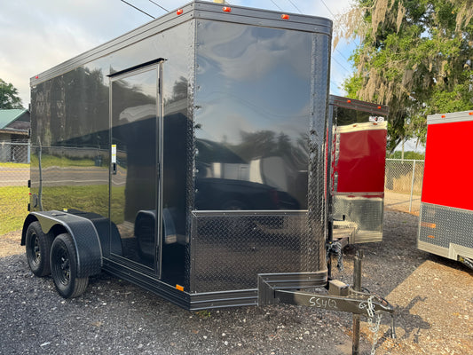 6X12TA TRAILER DOUBLE DOOR 2024 #5462L