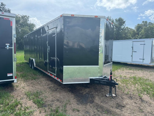 8.5X28TA ENCOLED TRAILER / CAR HAULER 84'' 0215l