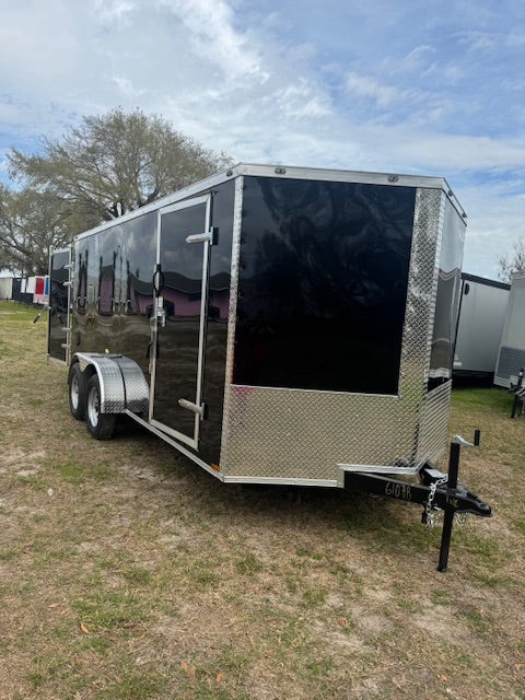 2026 7X16TA ENCLOSED CARGO TRAILER DOUBLE DOOR 72'' 1078l