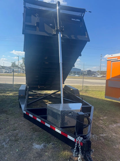 2026 7X14TA DUMP TRAILER 4FT WALLS 1742L