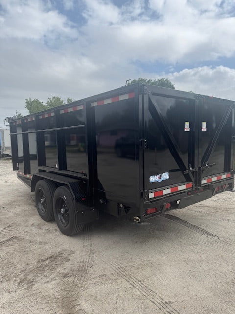 2026 7X16TA DUMP TRAILER 4FT WALL'S 3240L