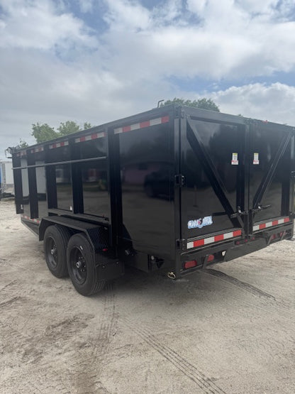 2026 7X16TA DUMP TRAILER 4FT WALL'S 3240L
