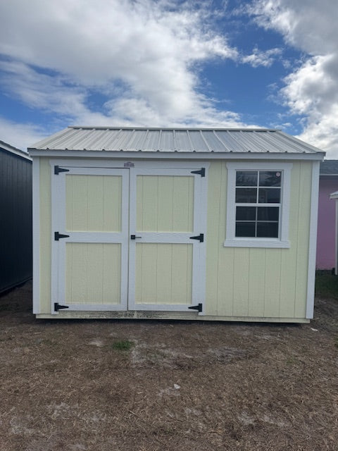 2026 10x12 GARDEN SHED PINEAPPLE CREAM 3493