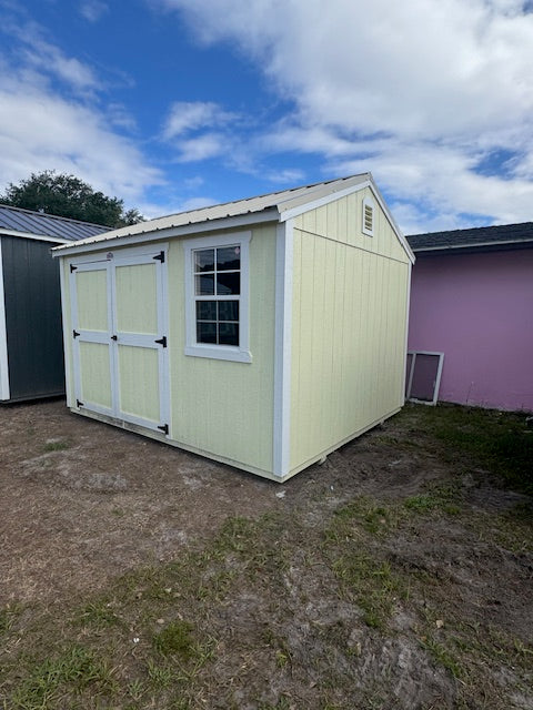 2026 10x12 GARDEN SHED PINEAPPLE CREAM 3493