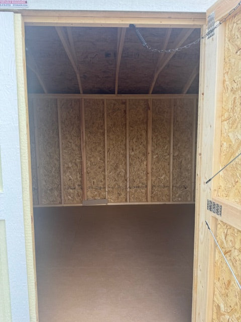 2026 10x12 GARDEN SHED PINEAPPLE CREAM 3493