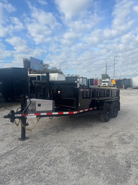2026 6x12TA DUMP TRAILER 2'' FT WALLS 3720L
