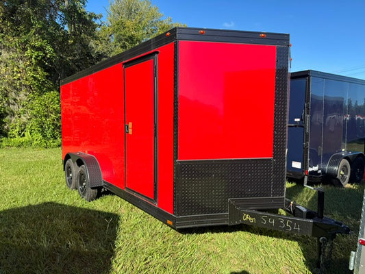 7X16TA TRAILER DOUBLE DOOR 4354l