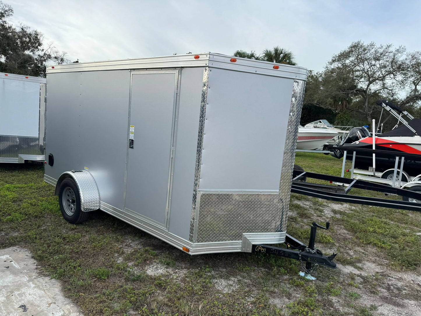 6x12SA Trailer Ramp 2024 #4585L 75"