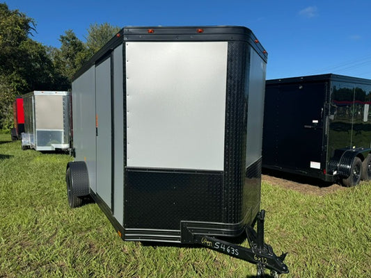 6X12 TRAILER DOUBLE DOOR 2024 #4635L 75"