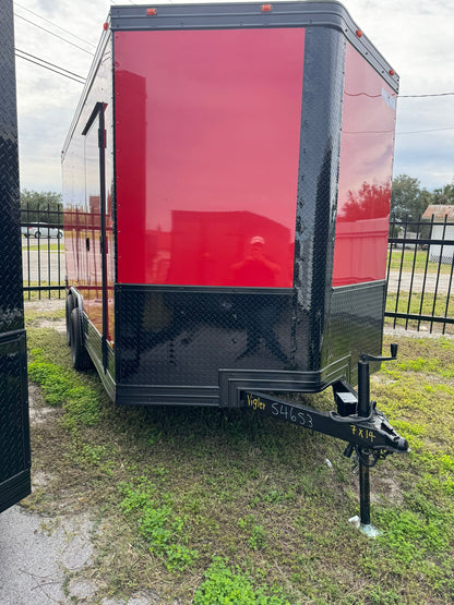 7x14TA Trailer Double Door 2024 #4653L 84"