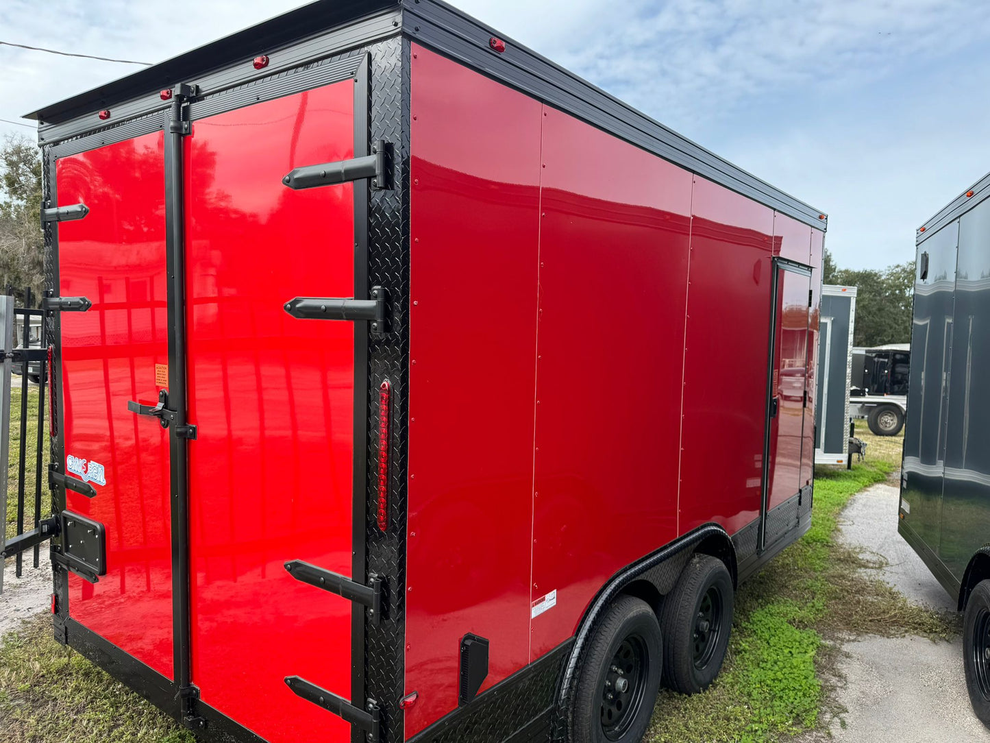 7x14TA Trailer Double Door 2024 #4653L 84"