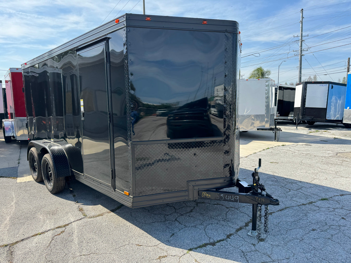 7X14TA TRAILER RAMP 2024 #5449L 75"