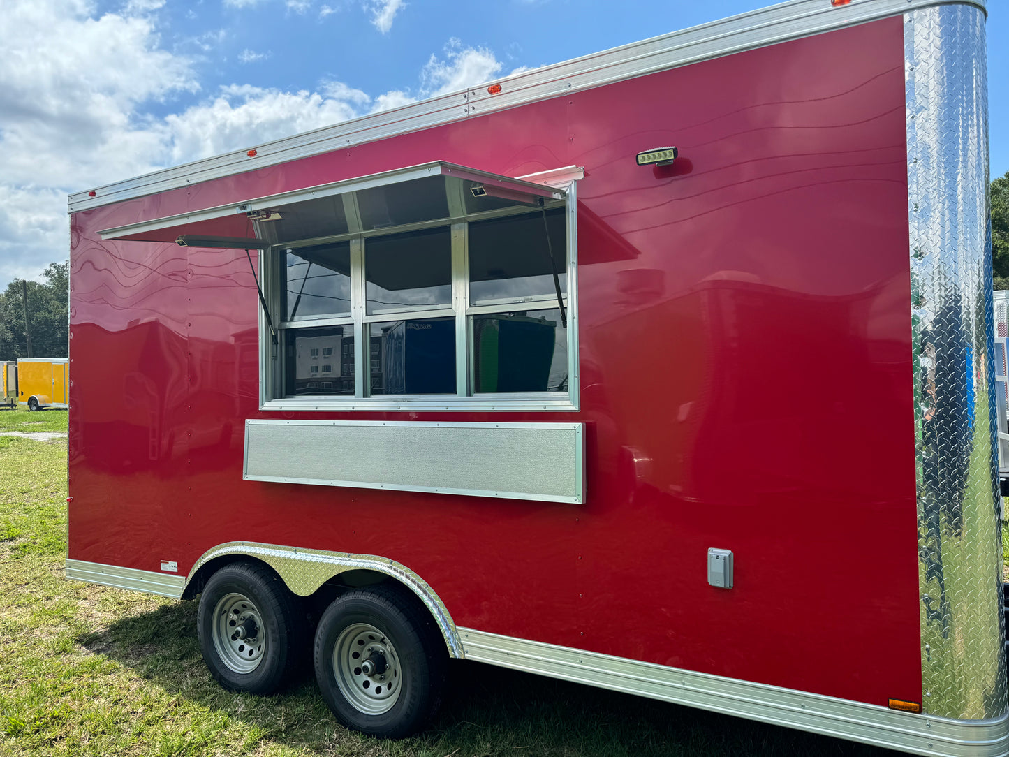 8.5x16TA CONCESSION TRAILER 2024 #6003L 90" RED