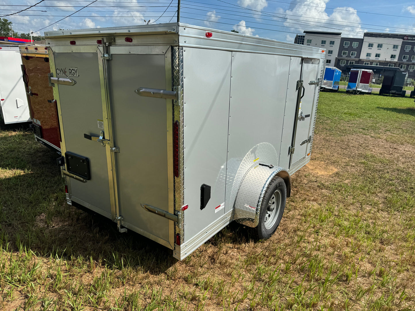 5X10 TRAILER DOUBLE DOOR 2024 #6084L 60"