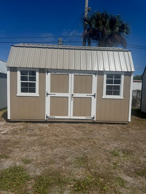 2026 10X16 SIDE LOFTED BARN BUCKSKIN 6132