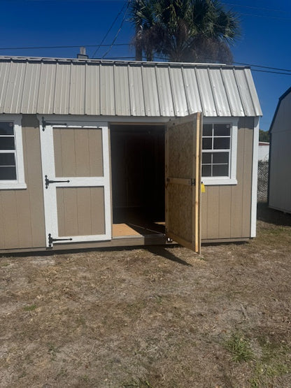 2026 10X16 SIDE LOFTED BARN BUCKSKIN 6132