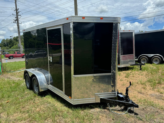 6X12TA TRAILER DOUBLE DOOR 2024 #6324L 75"