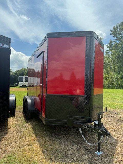 ENCLOSED CARGO TRAILER 6X12TA RAMP DOOR 84'' 6986l