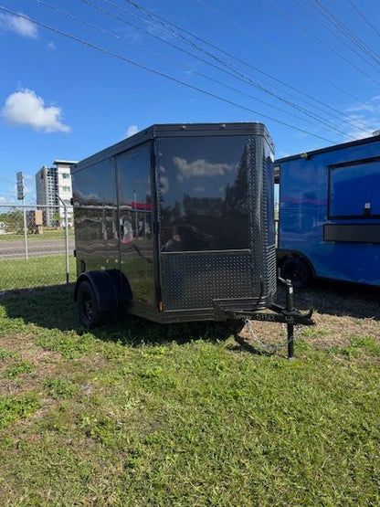 2025 6X8SA ENCLOSED CARGO TRAILER RAMP DOOR 7362l