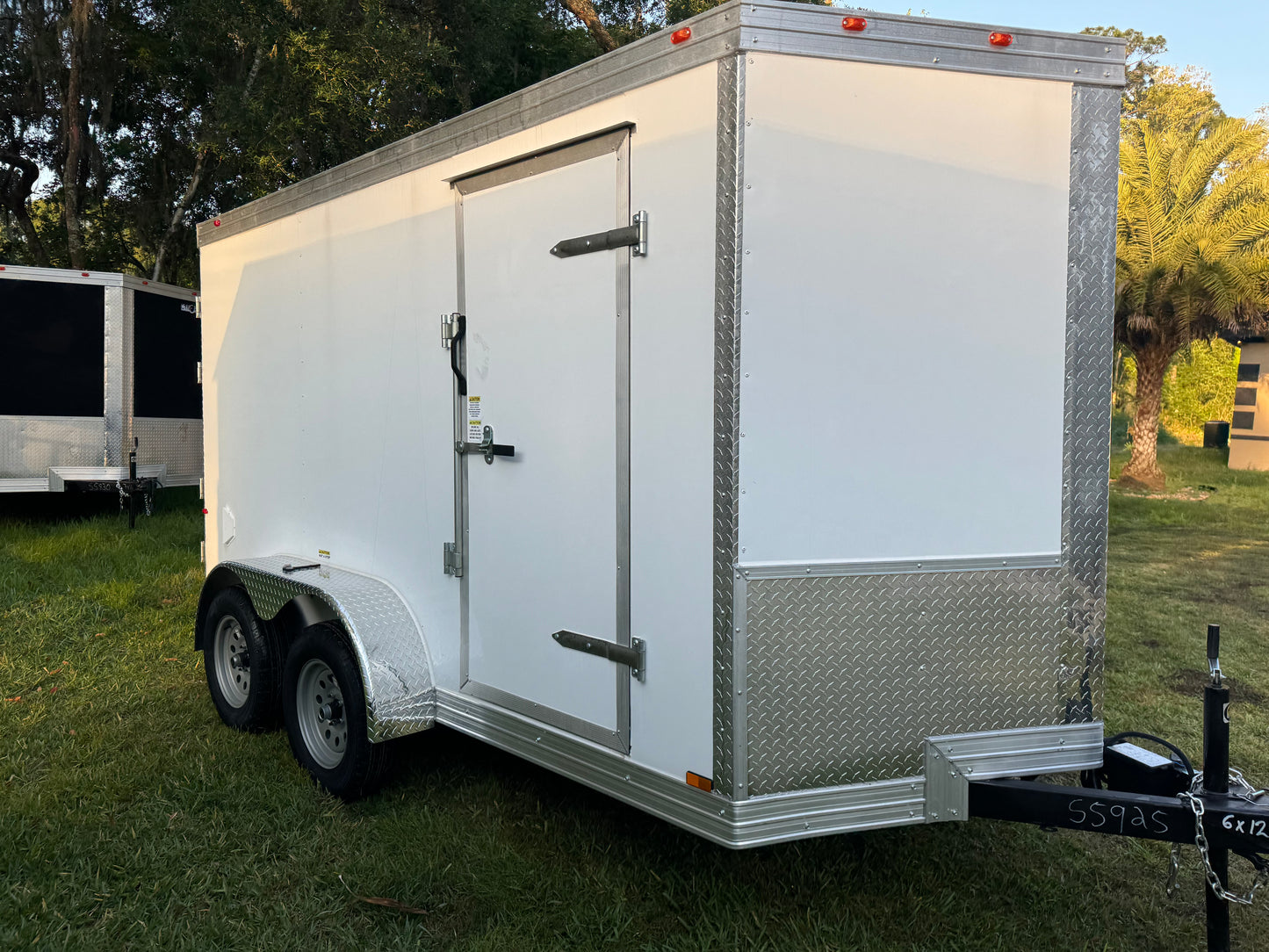 6X12TA TRAILER DOUBLE DOOR 2024 #5925PC 78”