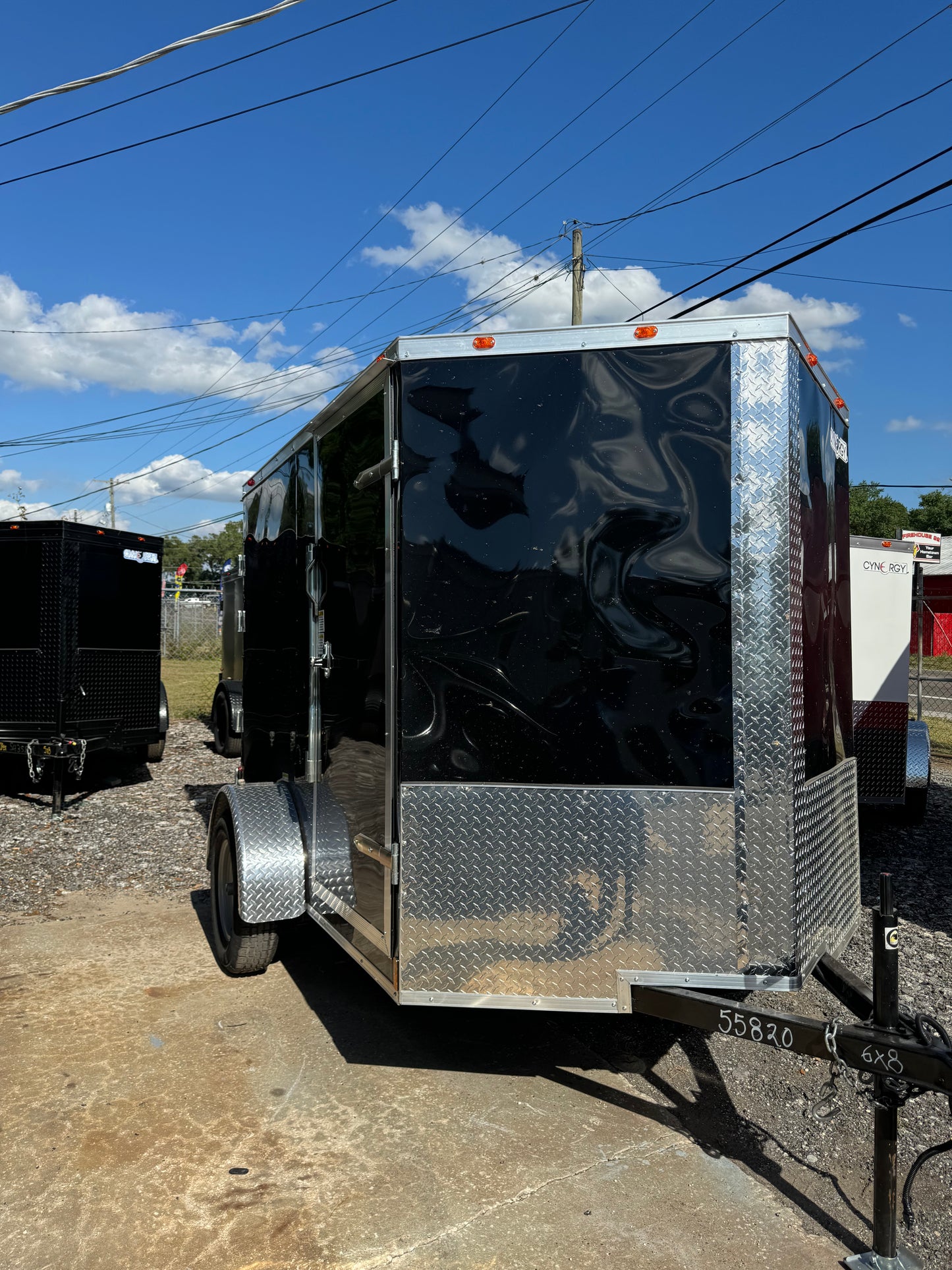 6X8SA TRAILER DOUBLE DOOR 2024 #5820PC 75”